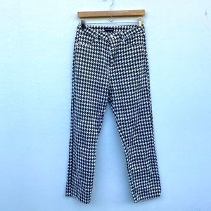 PrettyLittleThing Houndstooth Straight Leg Pant